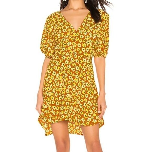 Faithfull the Brand Dress Ilia Floral Mini Dresssize 4